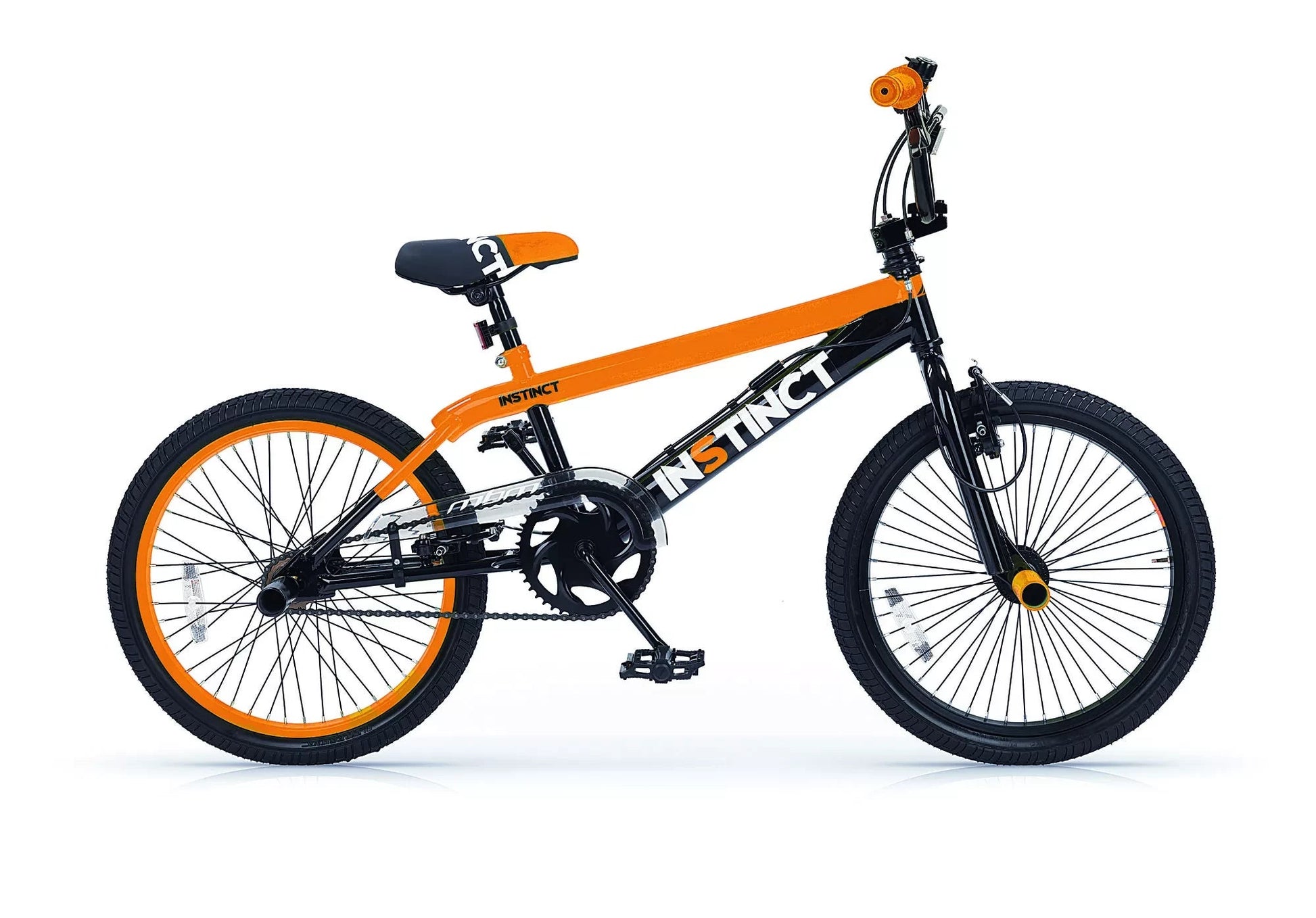 In And OutdoorMatch BMX freestyle Samson - 360 graden draaien - 20 inch wielmaat - Fietsen jongens - Frame maat 28cm - Geel BMX