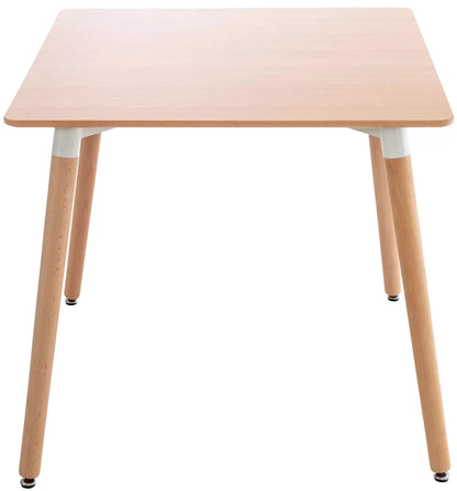 In And OutdoorMatch Bijzettafel Jeffry - laptoptafel hout - Ontbijt - Bed - Vierkant - Bruin - 80x80x75cmcm Bijzetttafel