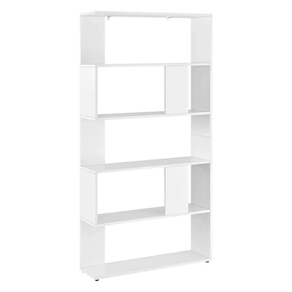 In And OutdoorMatch Boekenkast Plank Aric - 159x80x23,5 cm - Wit - Decoratief Design Boekenplank