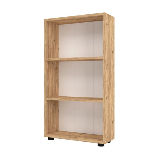 In And OutdoorMatch Boekenkast Plank Wendy - 106x55x20 cm - Eiken - Spaanplaat - Decoratieve Boekenkast Boekenkast