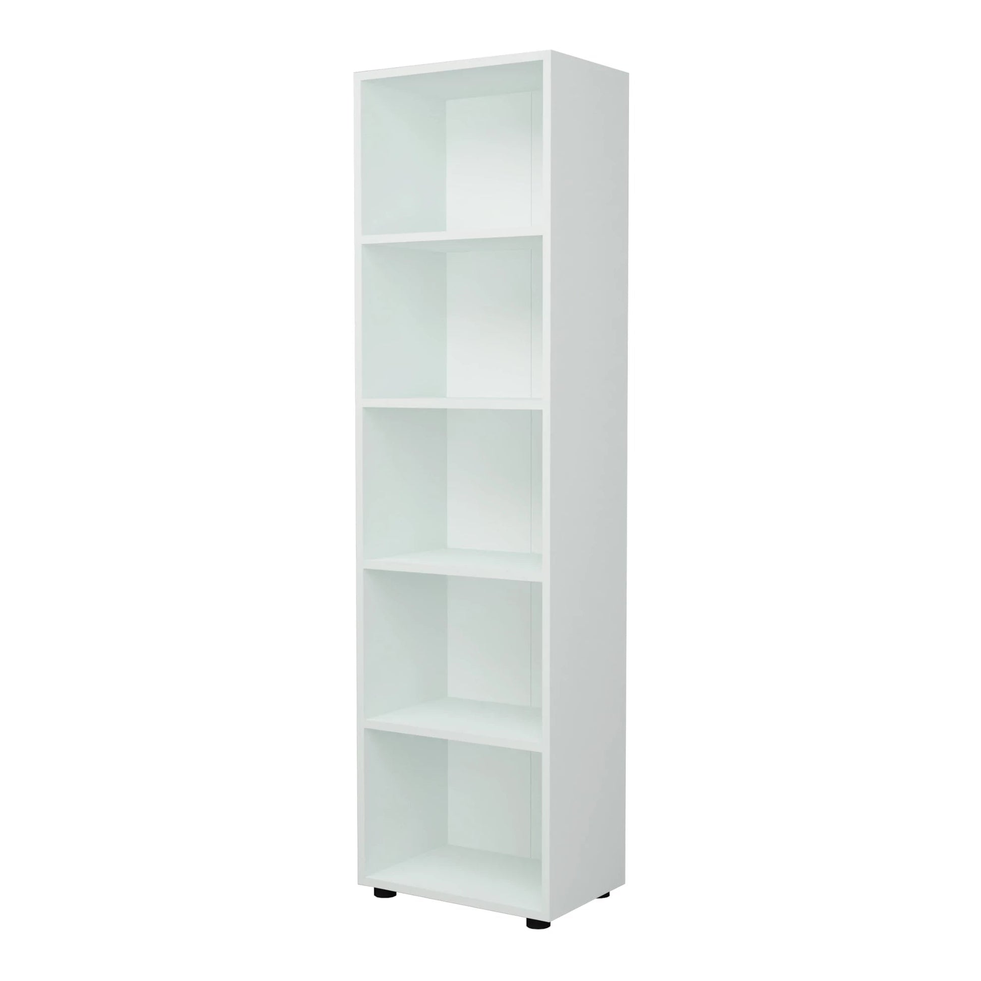 In And OutdoorMatch Boekenkastplank Sam - 178x49x30 cm - Wit - MDF Boekenkast