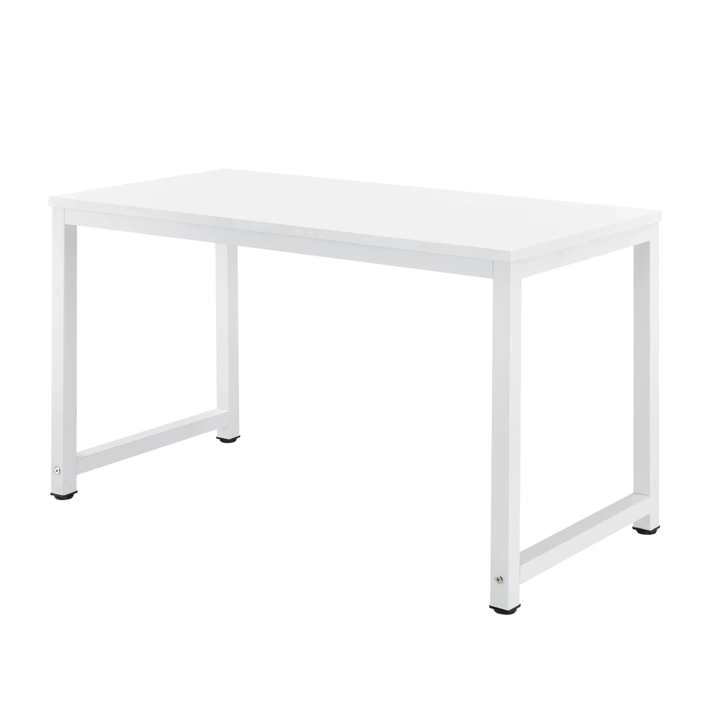 In And OutdoorMatch Bureau Edwina - Laptoptafel - 120x60x75 cm - Wit - Staal en spaanplaat - Klassiek design Desk