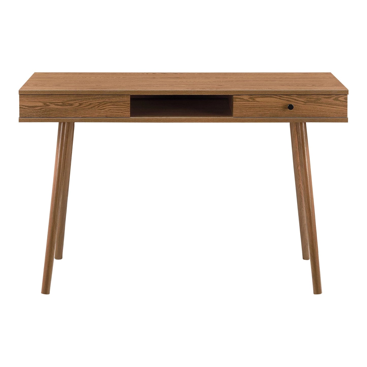 In And OutdoorMatch Bureau Pauline - Laptoptafel - 115x48x74 cm - Houtkleurig - Spaanplaat en Metaal - Modern Design Desk