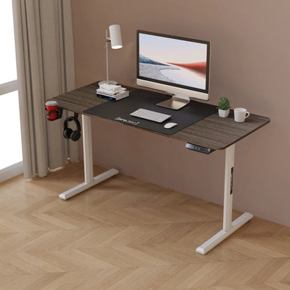 In And OutdoorMatch Bureau Trudie - Zit Sta Bureau - Elektrisch Verstelbaar - Houtkleurig - 140x60x72-117 cm Desk