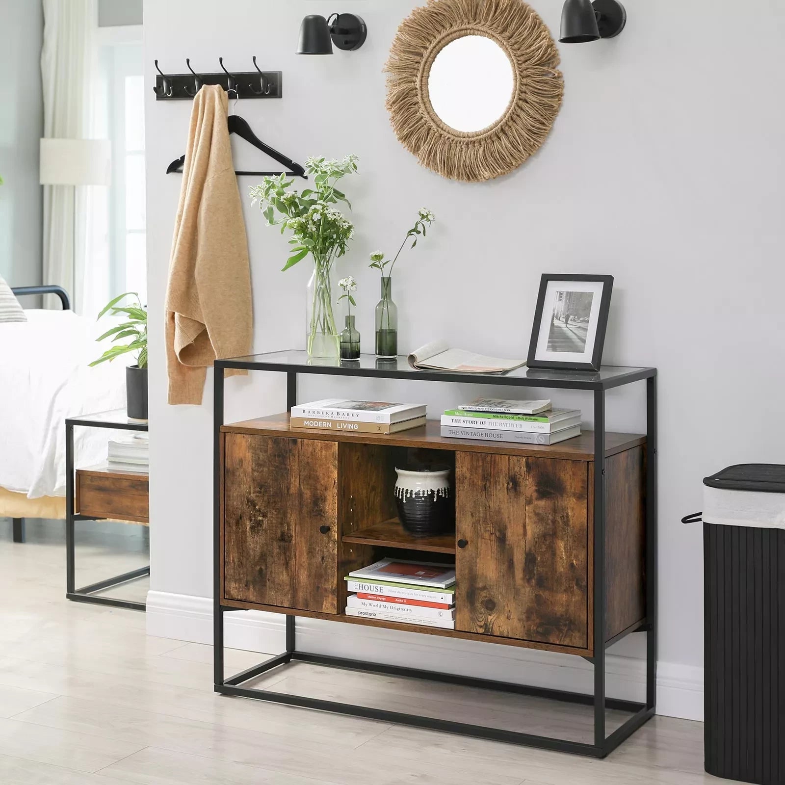 In And OutdoorMatch Dressoirkasten Rocky - Industrieel - Consoletafel - Haltafel - Bijzettafel - 110x33x75cm sideboard