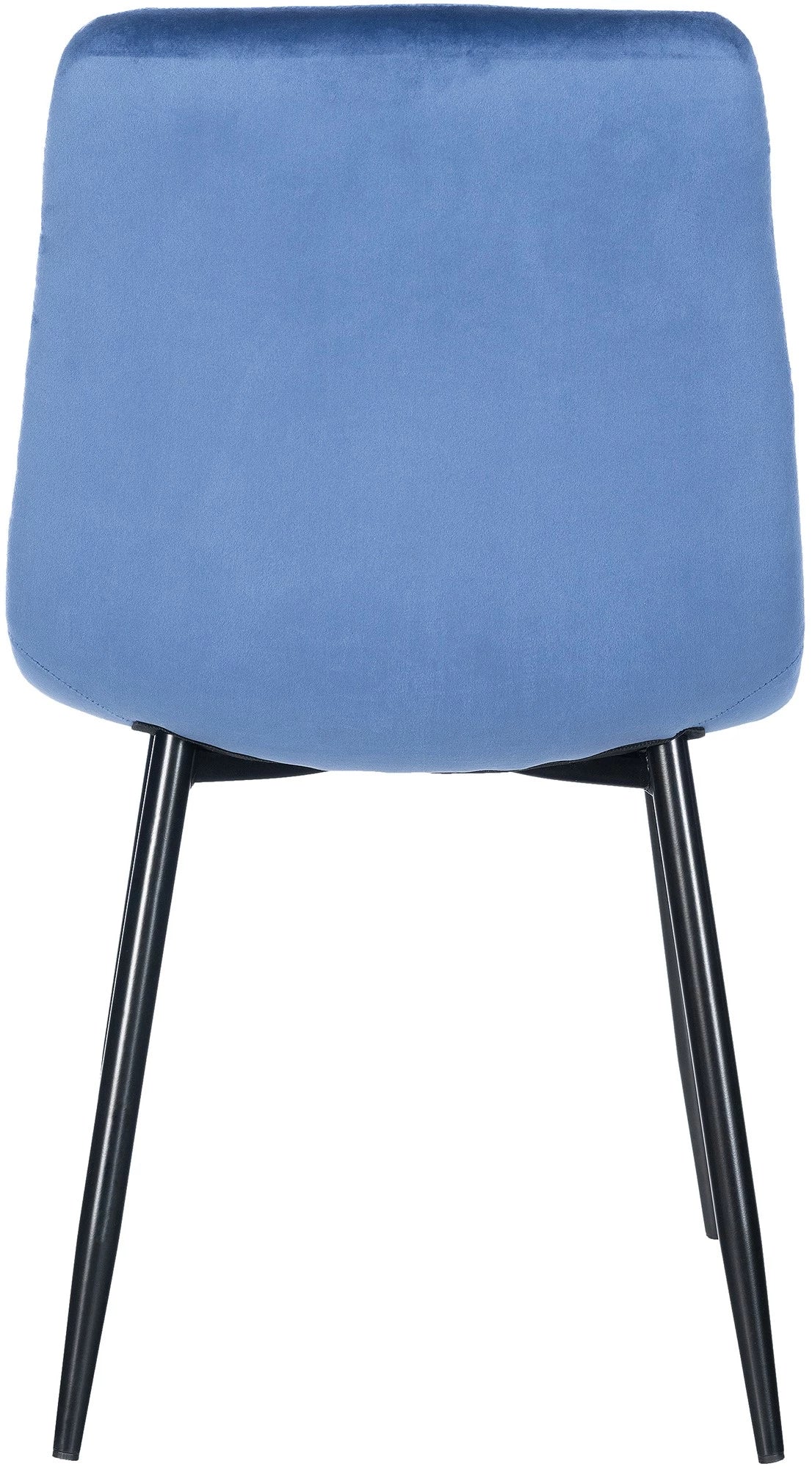 In And OutdoorMatch Eetkamerstoel Rafaela - Blauw - Set van 4 - Eetkamerstoel - Fluweel - Hoge kwaliteit bekleding - Decoratieve stoel - Stijlvolle eetkamerstoel Eetkamerstoel