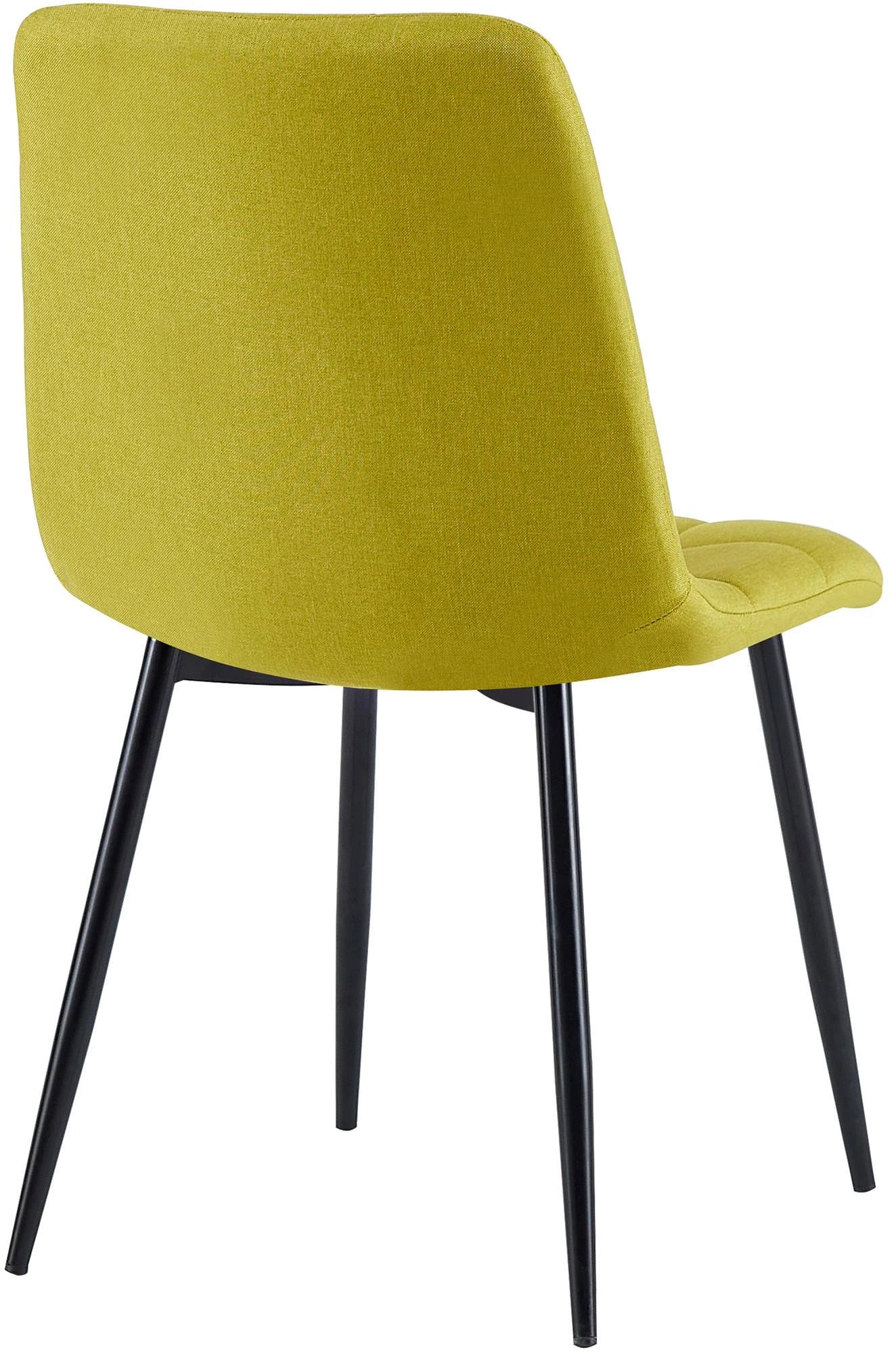 In And OutdoorMatch Eetkamerstoelen Freya - Lime Groen - Set van 4 - Stof - Hoge kwaliteit bekleding - Luxe Eetkamerstoelen - Moderne Look Eetkamerstoel