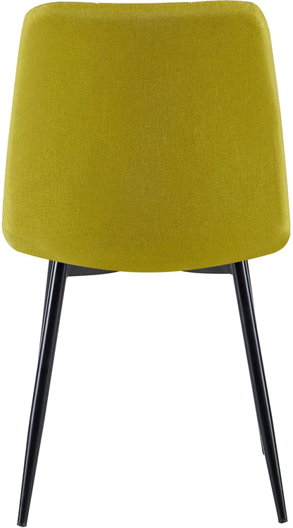 In And OutdoorMatch Eetkamerstoelen Freya - Lime Groen - Set van 4 - Stof - Hoge kwaliteit bekleding - Luxe Eetkamerstoelen - Moderne Look Eetkamerstoel