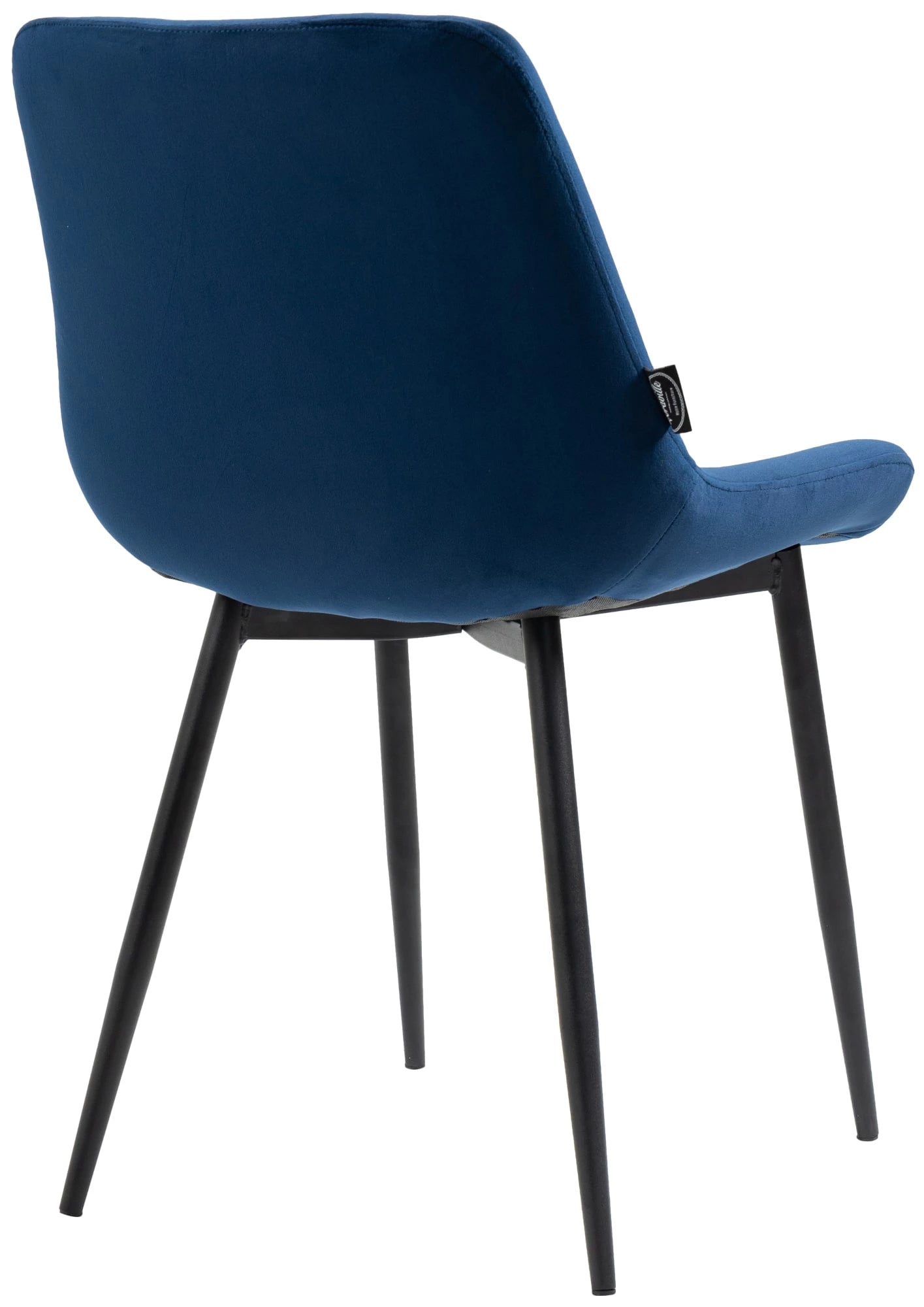 In And OutdoorMatch Eetkamerstoelen Noah - Blauw - Set van 2 - Fluweel - Hoge kwaliteit bekleding - Stijlvolle eetkamerstoelen - Luxe uitstraling Eetkamerstoel