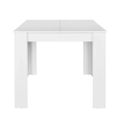 In And OutdoorMatch Eettafel Kyra - Landelijke Stijl - 140x90x77 cm - Wit - Modern Design Eettafel/ Eetkamertafel