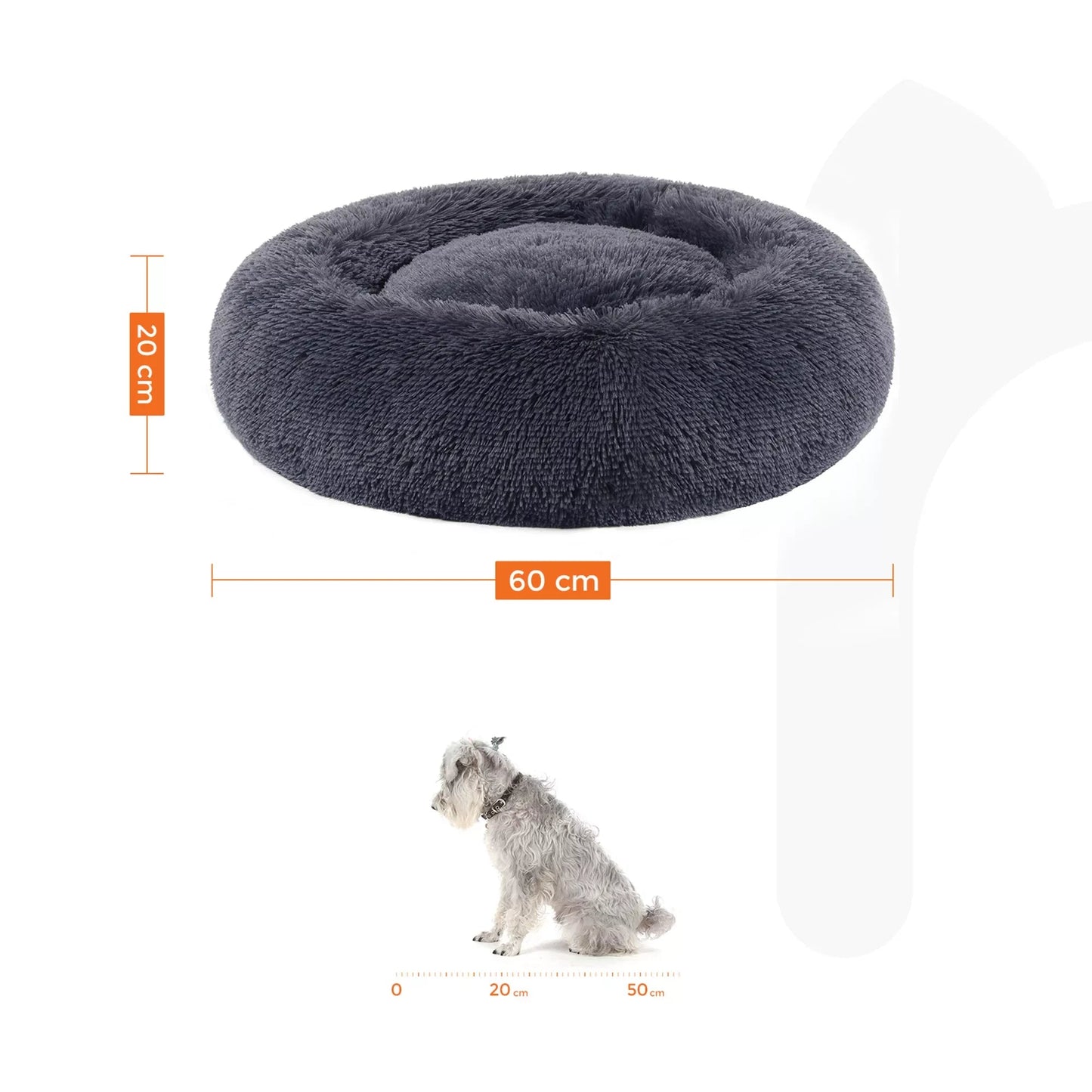 In And OutdoorMatch Fluffy hondenkussen Joopie - Hondenmand - Bankkussen - Bank - 60x60x20cm Honden bed