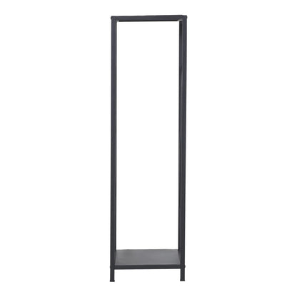 In And OutdoorMatch Haardhoutrek Jacks - Houtopslag 35x35x120 cm zwart Houtrek