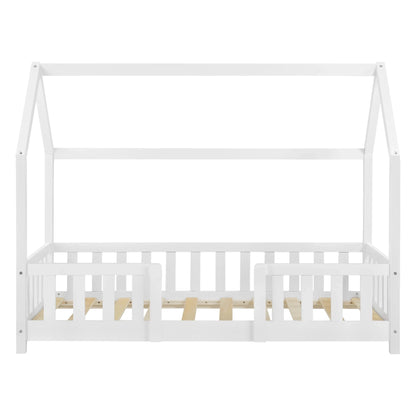 In And OutdoorMatch Kinderbed Cheyanne - Met valbeveiliging - 70x140 cm - Wit - Voor meisjes - Voor jongens - Voor kinderen Kinder bedden