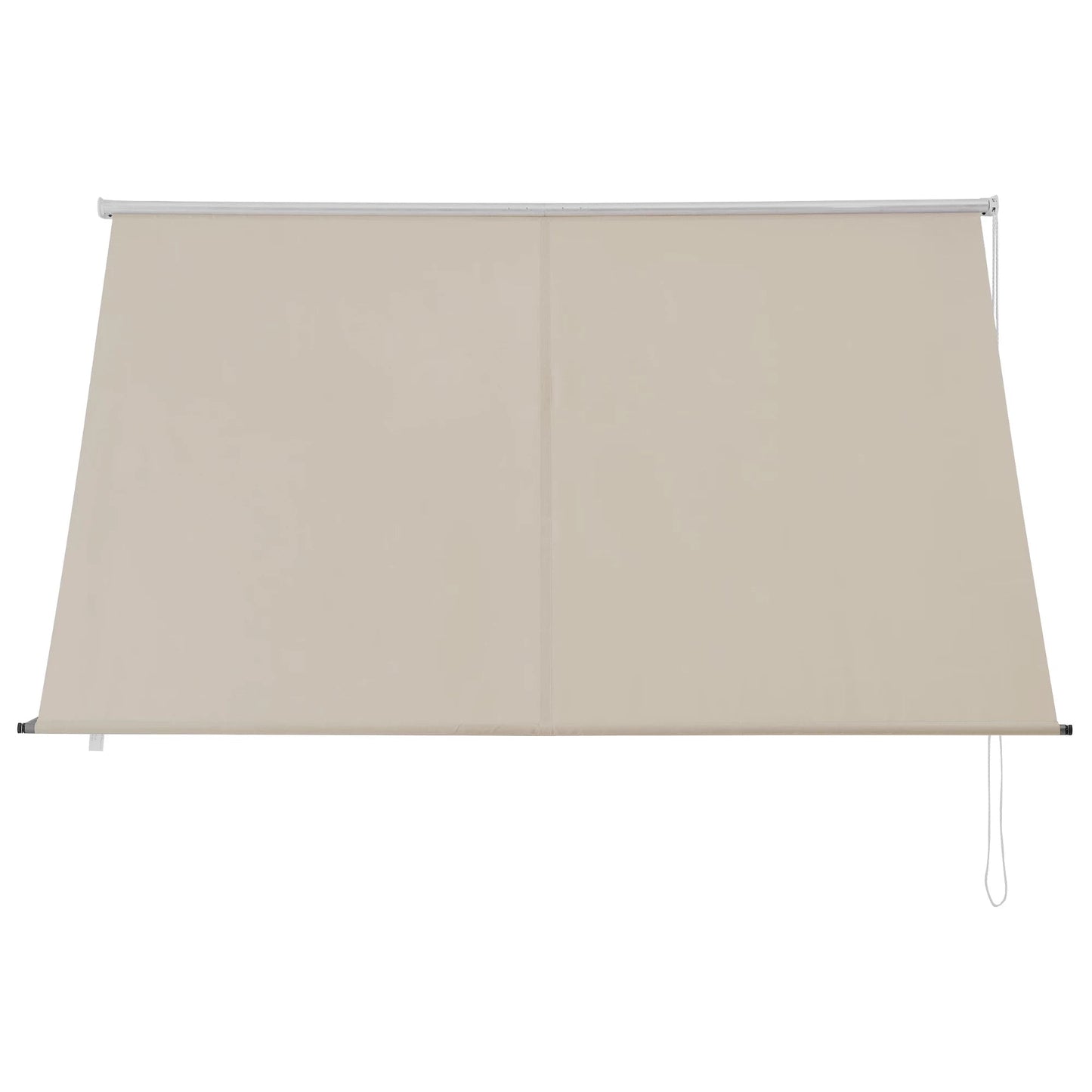 In And OutdoorMatch Luifel Bernice - Zandkleur - 300x120 cm - Uitvalarmluifel - Staal en Stof - UV Bescherming - Waterafstotend Sunshade