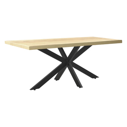 In And OutdoorMatch Matrix Poottafel Joopie - Oberau Poottafel - 98x58x43cm - Mat Zwart - Stijlvolle Eettafel - Luxe Tafel table legs