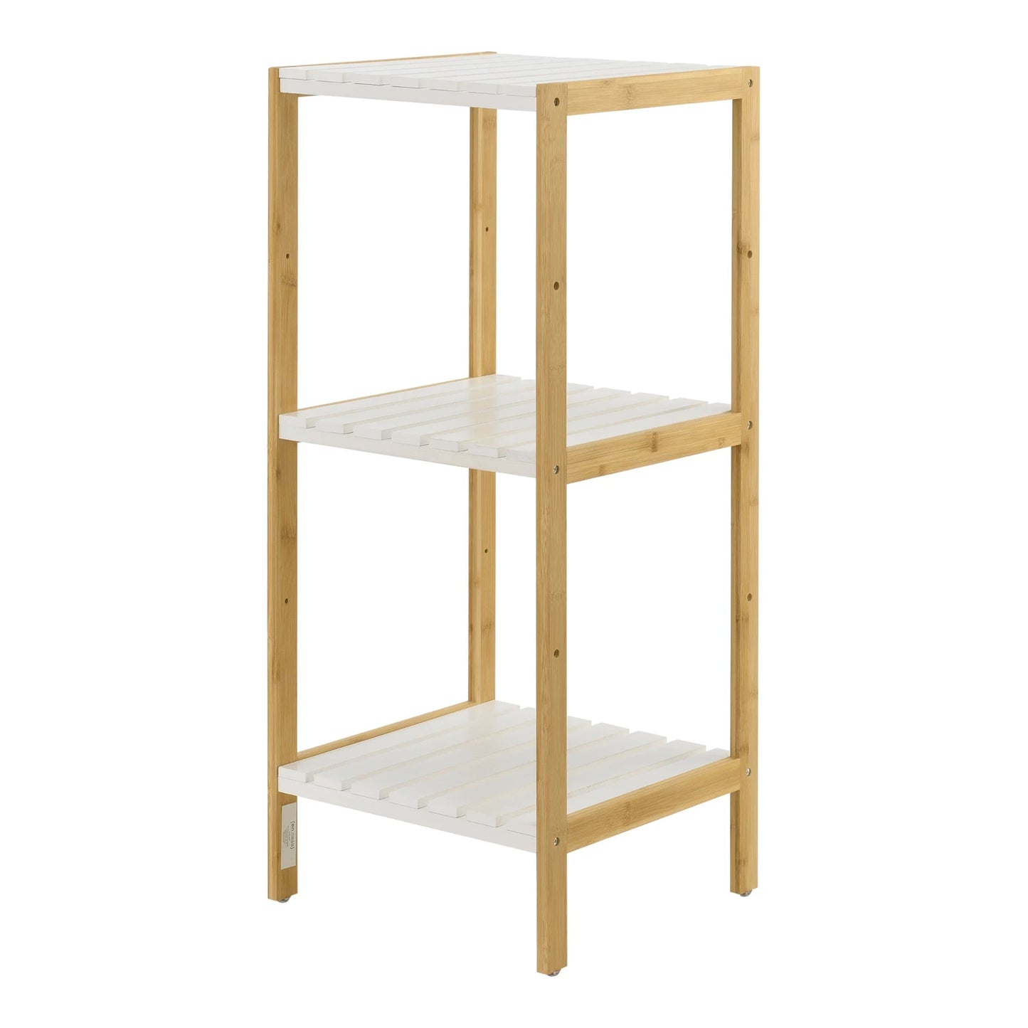 In And OutdoorMatch Opbergrek Margaret - Staand rek - Met 3 Planken - Bamboe - Minimalistisch design storage rack