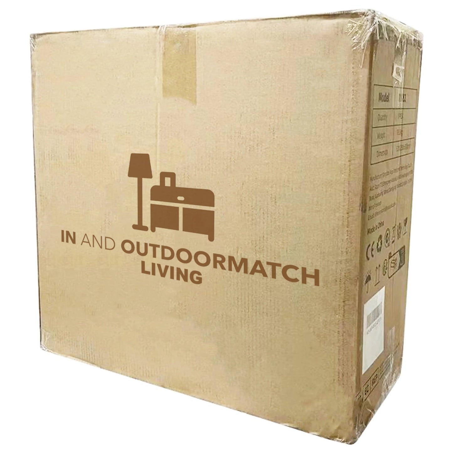 In And OutdoorMatch Prullenbak Justice - Met Sensor - 50,5xØ30,5 cm - 30 liter - Zwart - Afneembaar en Waterdicht Deksel Afvalbak