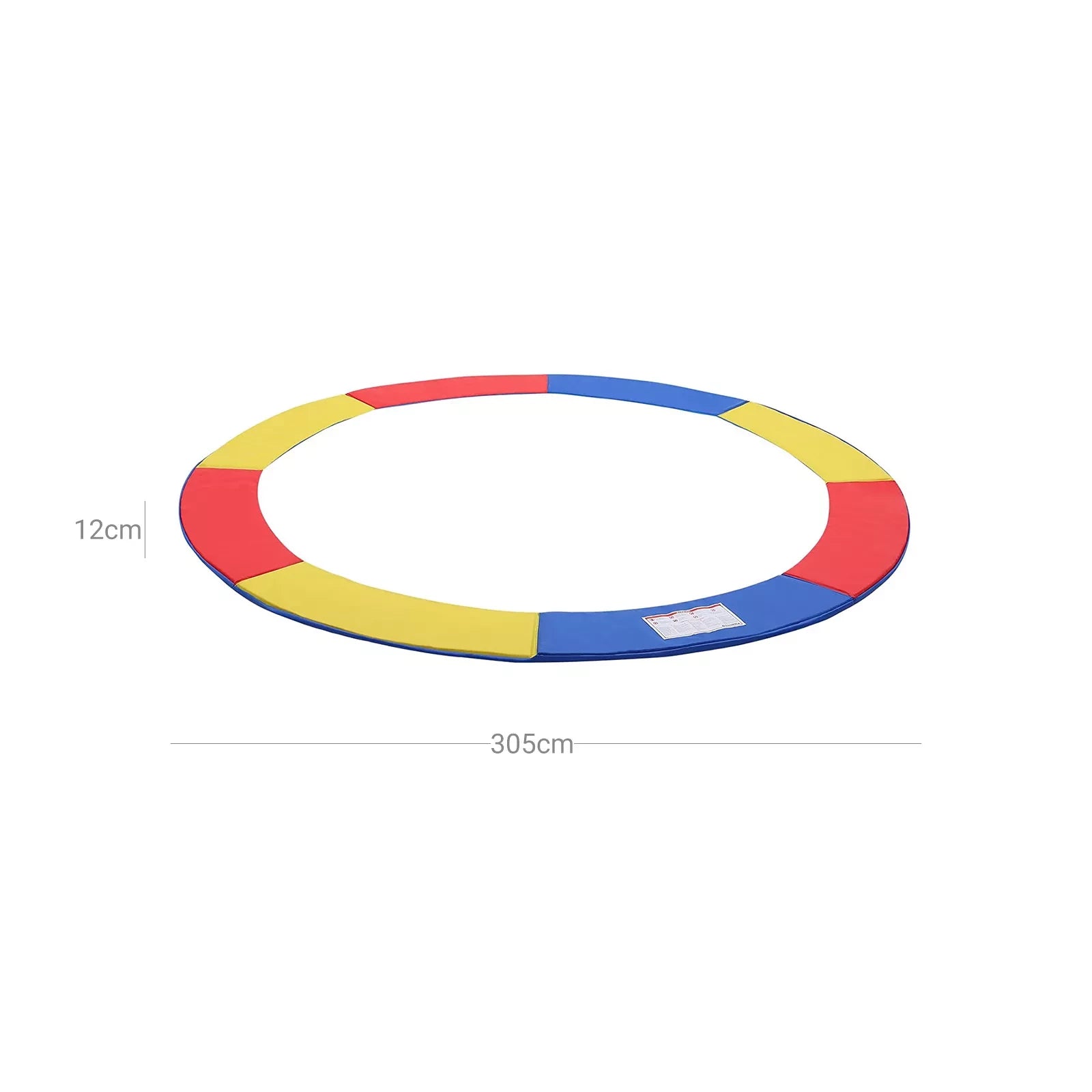 In And OutdoorMatch Ramiroerandhoes Rainbow - 305cm - Beschermkussens - Veerbescherming Trampoline rand