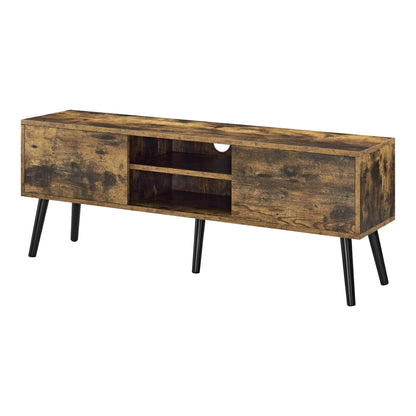 In And OutdoorMatch Sierra-meubel Mari - 120x29,5x46,5 cm - Houtkleur donker - Spaanplaat en Hout - Stijlvol design TV cabinet