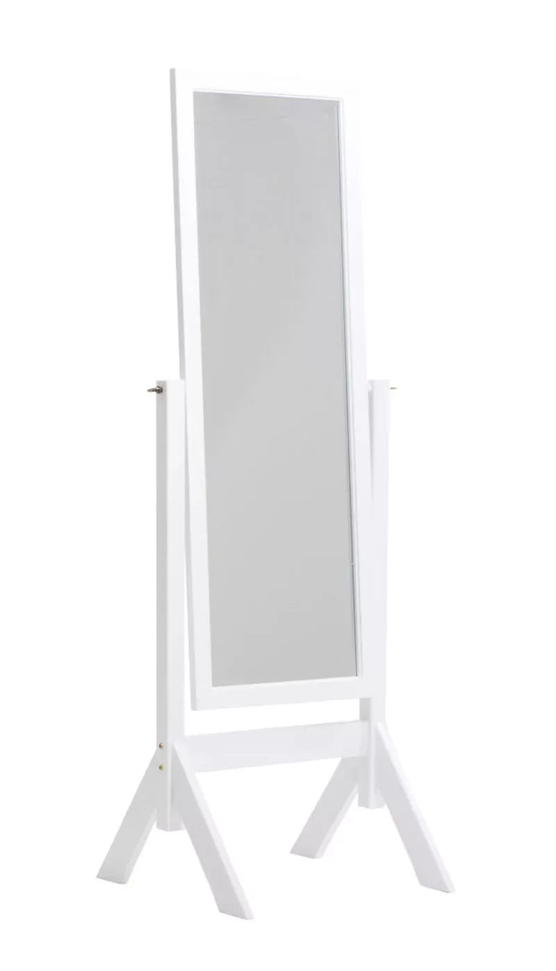 In And OutdoorMatch Staande Spiegel Agatha Joanny - Wit - 153x58x50cm - Klassiek Design - Veelzijdig - Decoratieve Spiegel Mirror cabinet