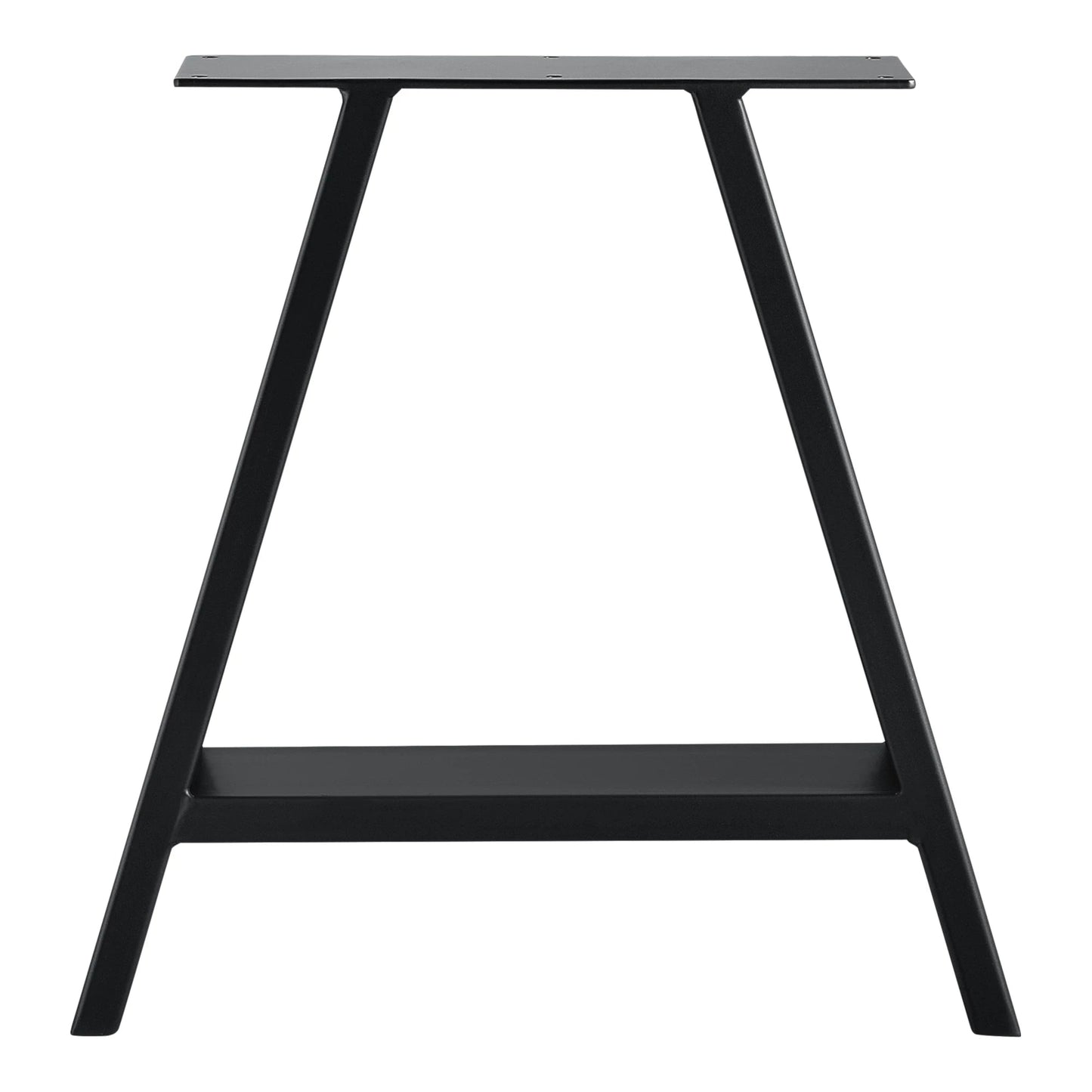 In And OutdoorMatch Stalen Tafelpoot Torey - Set van 2 - Meubelpoot - 40x10x40 cm - Zwart table legs