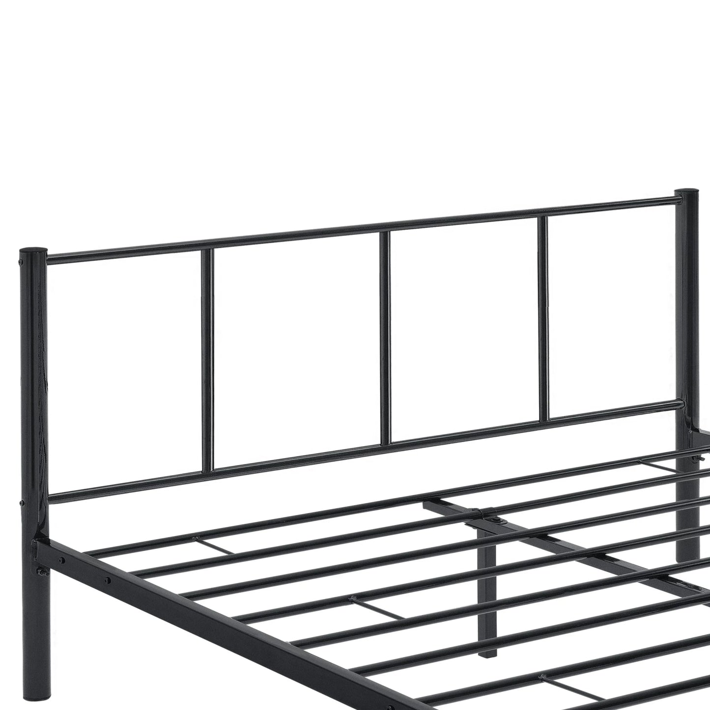 In And OutdoorMatch Stalen bed Maye - Bedframe - Met bedbodem - 180x200 cm - Wit - Modern design Bedframe