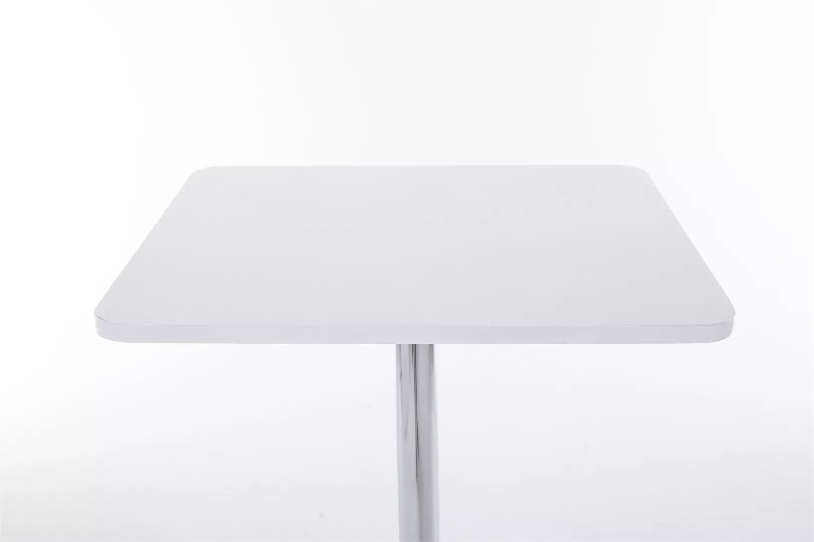 In And OutdoorMatch Statafel Lydia - Vierkant - Bartafel voor Binnen & Buiten - Metaal - Feesttafel - Wit - 60x60x108cm Bar table