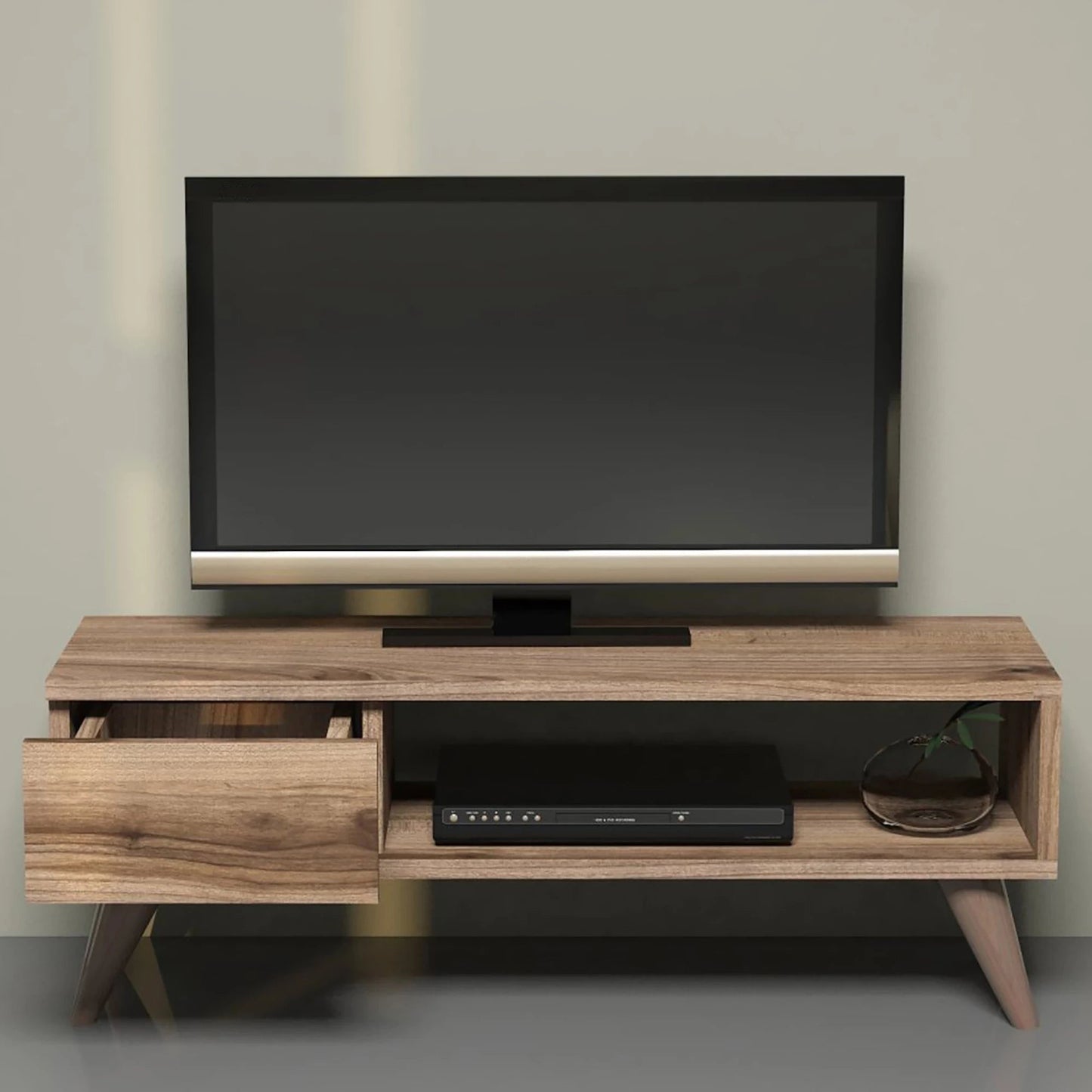 In And OutdoorMatch TV-meubel Lotte - 90x30x33 cm - Houtkleur - MDF TV cabinet