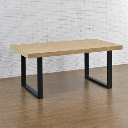 In And OutdoorMatch Tafelpoot Jarrett - Stalen Onderstel - Set van 2 - U Tafelpoot - 90x72 cm - Zwart table legs