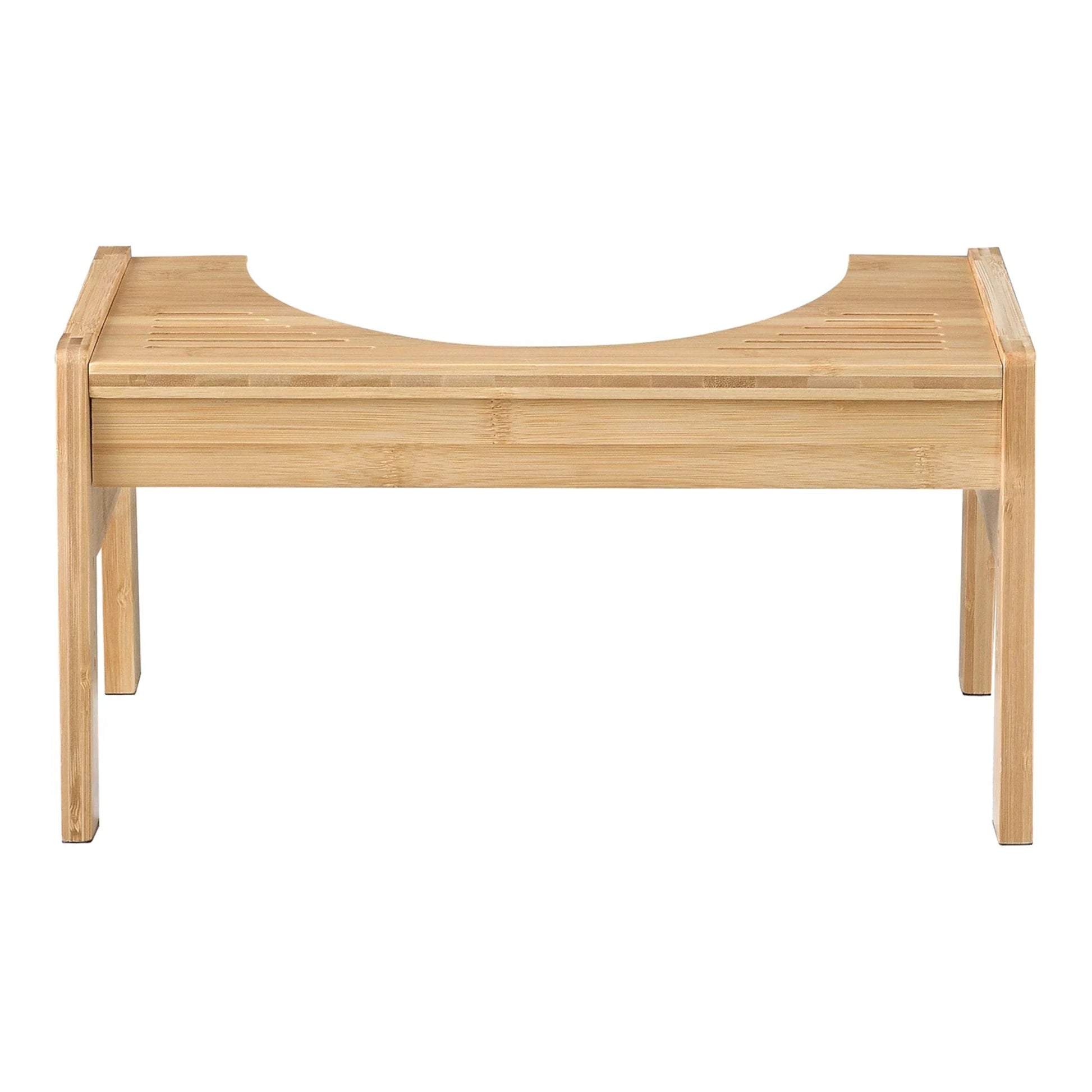 In And OutdoorMatch Toiletkruk Daisha - Bamboe - 21x42x30 cm - Houtkleur - Eco-vriendelijk materiaal - Stijlvolle uitstraling stool