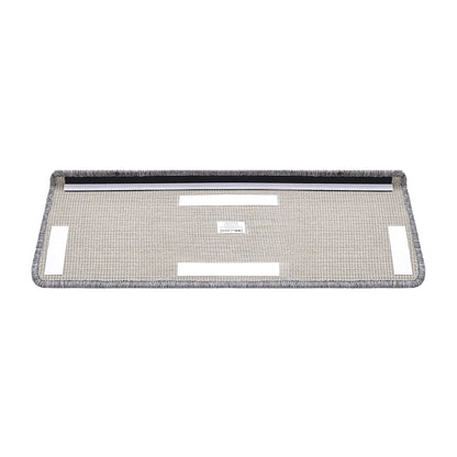 In And OutdoorMatch Trapmat Piva - Set van 15 - Recht - Zelfklevend - Lichtgrijs - 65x24cm Trap mat