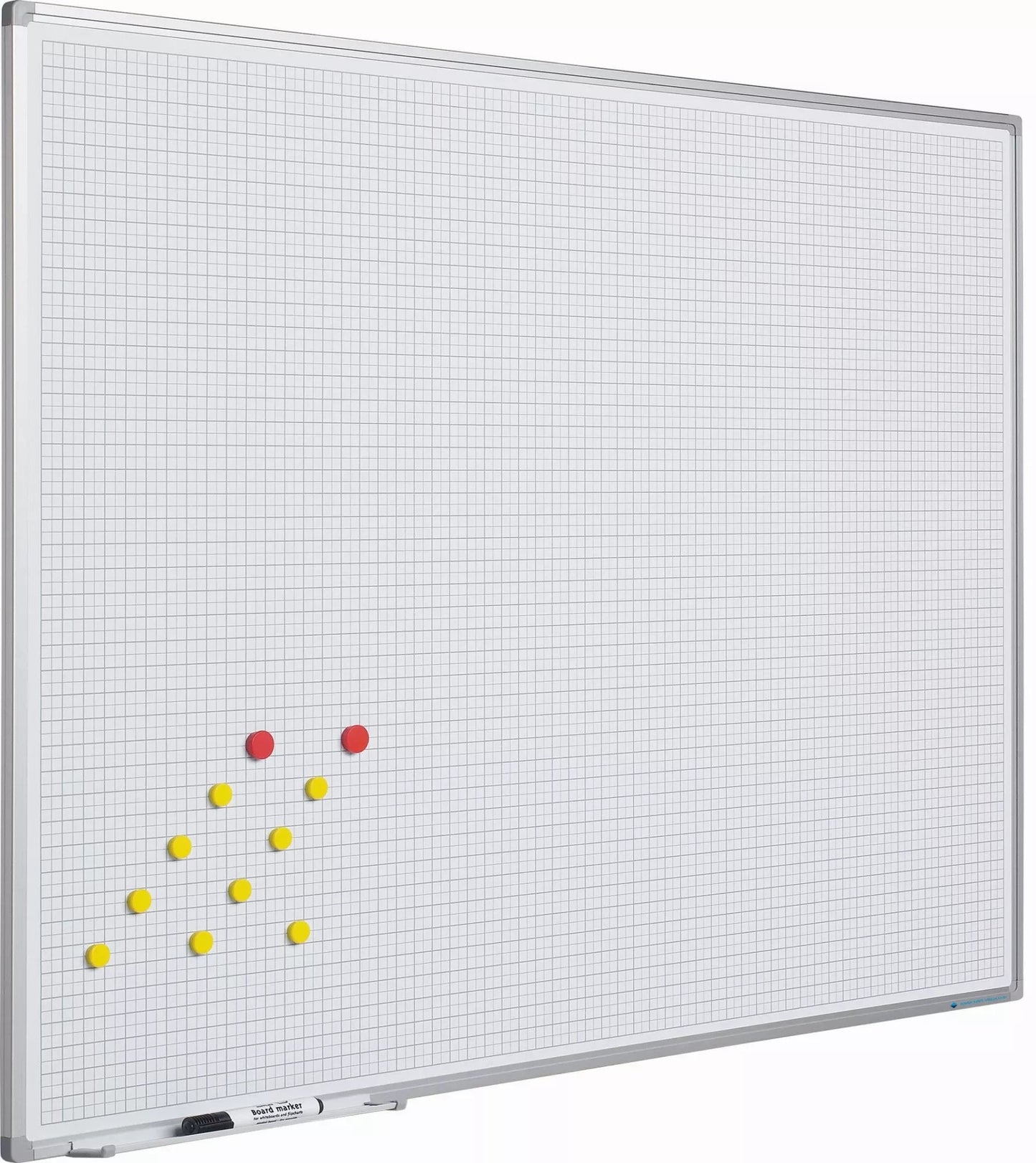 Whiteboard Deluxe Jerri - Emaille staal - Weekplanner - Maandplanner - Jaarplanner - Magnetisch - Wit - 90x120cm Whiteboards