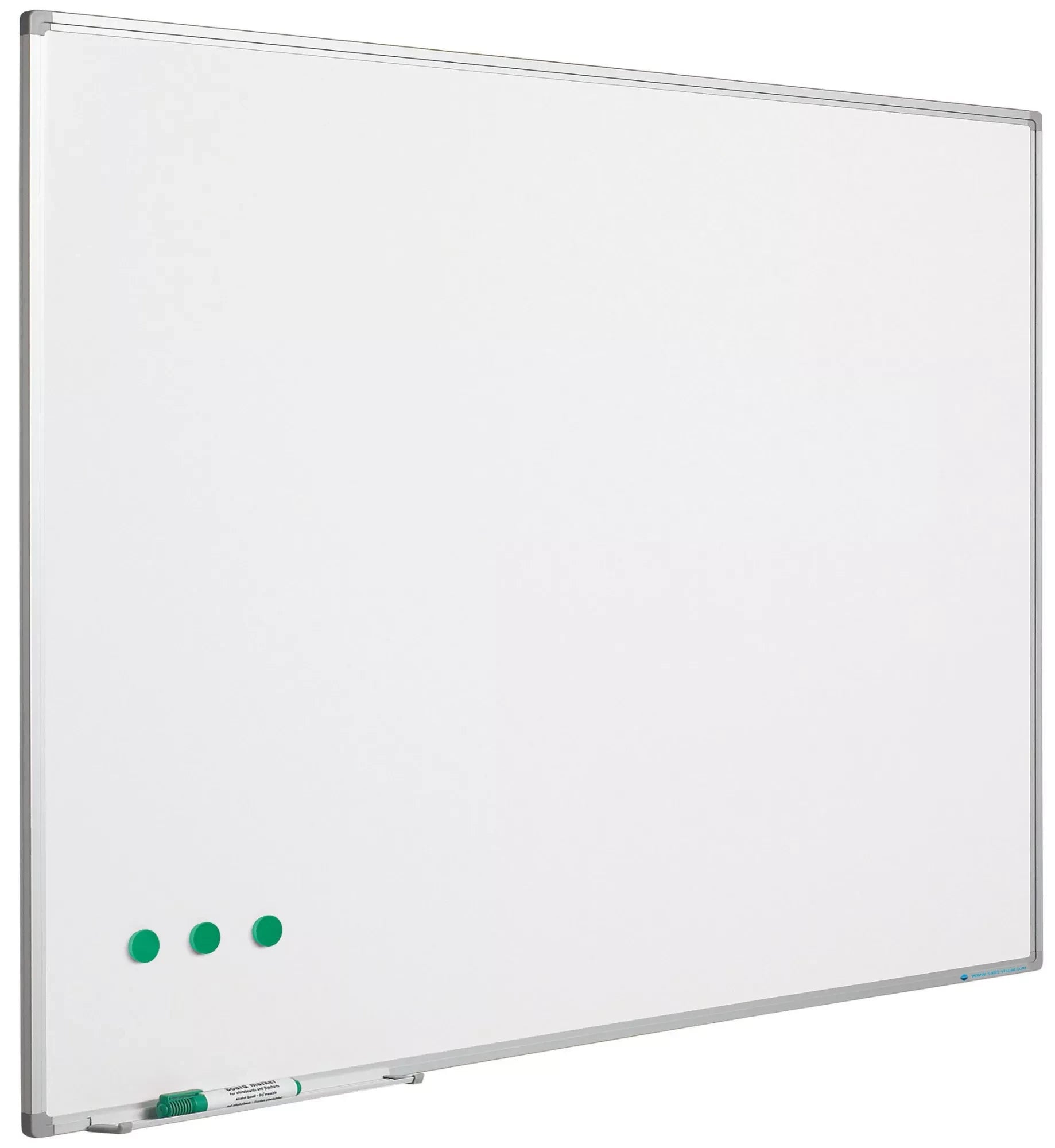 Whiteboard geëmailleerd staal Alex - Wit - Magnetisch - 120x200cm Whiteboards