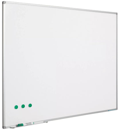 Whiteboard geëmailleerd staal Dominic - Wit - Magnetisch - 150x200cm Whiteboards