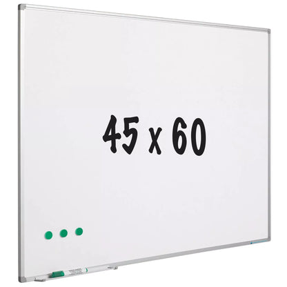 Whiteboard geëmailleerd staal Lela - Wit - Magnetisch - 45x60cm Whiteboards